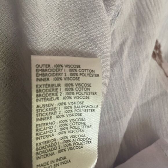 New Free people Riley Embroidered Maxi Dress size S
Light purple gray $188 - Picture 10 of 11